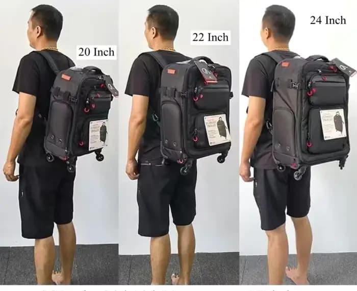 Valise à main pour homme, bagage à roulettes, taille de cabine, voyage d'affaires, sac à roulettes, 18 po, 20 po, 22 po