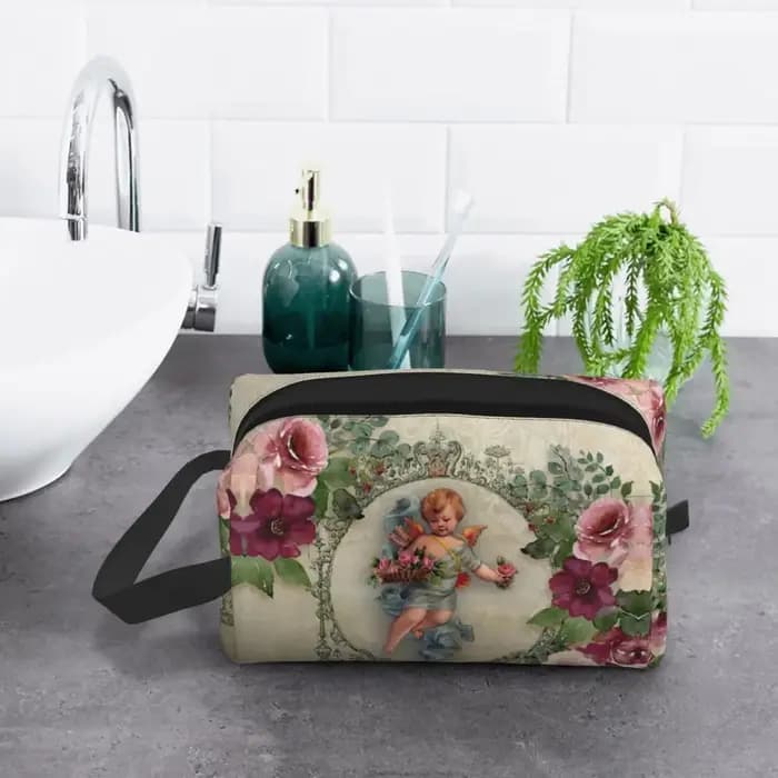 Sac à cosmétiques de voyage personnalisé pour femmes
