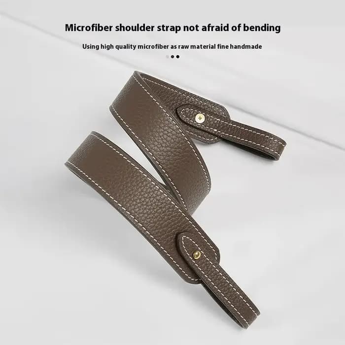 Sangle de sac en cuir microfibre 67cm et organisateur pour sac Evelyne