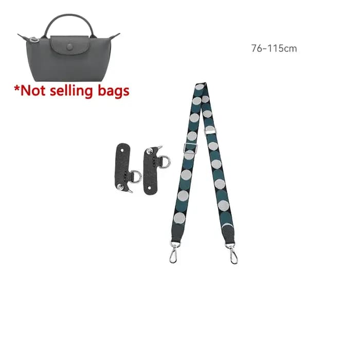 Sangle d'épaule en toile pour sac bandoulière Longchamp Mini – Accessoire de sac durable et tendance sans perforation