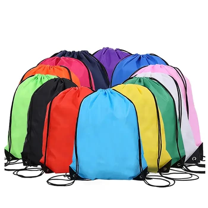 20/50 pièces sac personnalisé impression Logo cartable promotionnel en plein air décontracté gymnase Sport étanche publicité sac cordon sac à dos