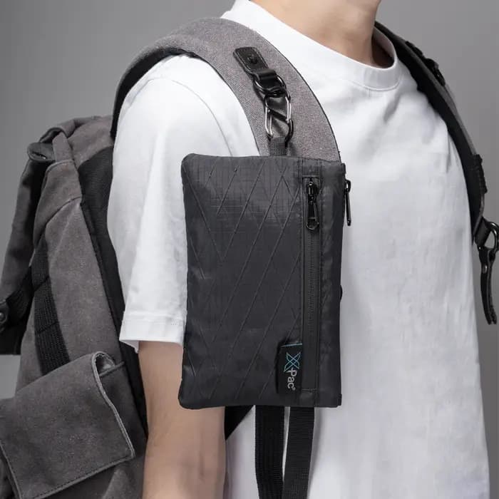 Sac de taille X-PAC, grande pochette pour pièces de monnaie porte-clés avec fermeture éclair YKK