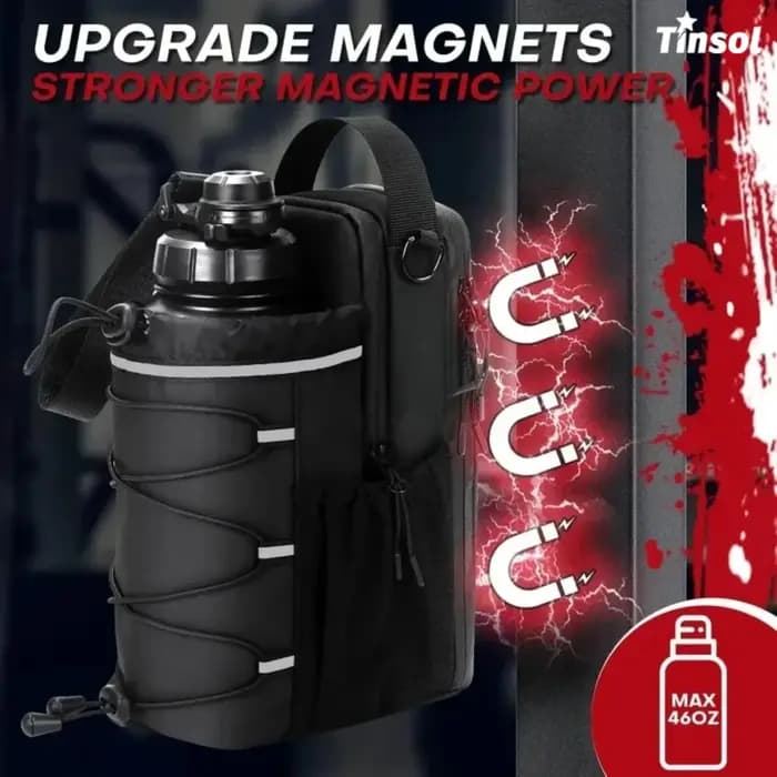 Sac de sport magnétique pour hommes et femmes – Porte-bouteille à bandoulière avec fixation