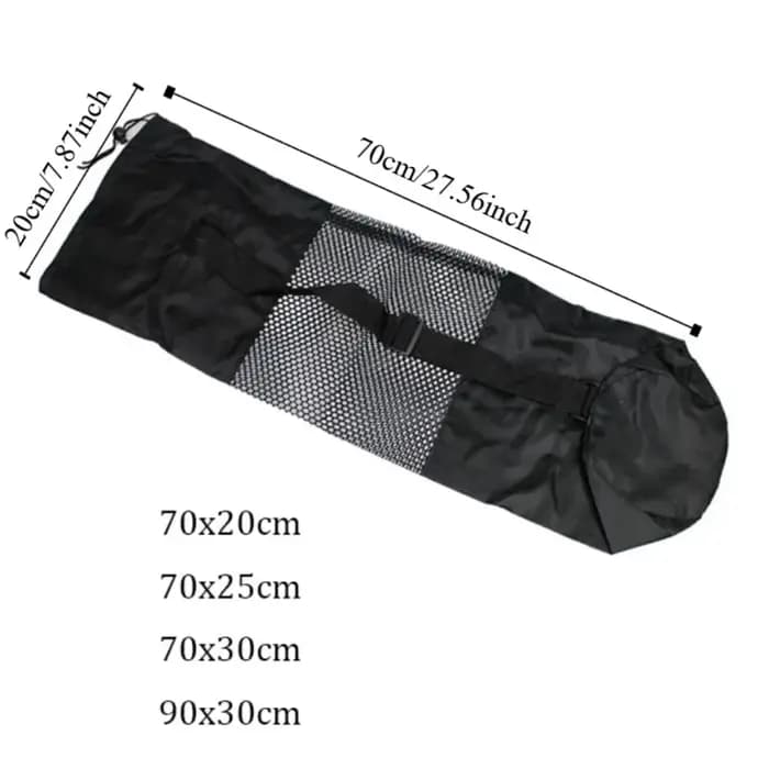 Sac de tapis de yoga, sac de sport portable et respirant avec bretelles réglables
