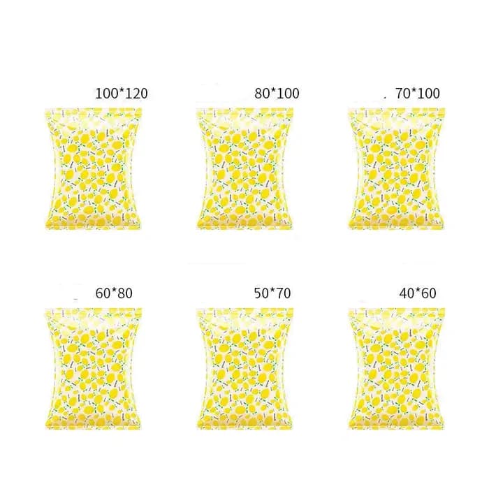 Sac de rangement pratique sous vide épaissi avec bouton de traction