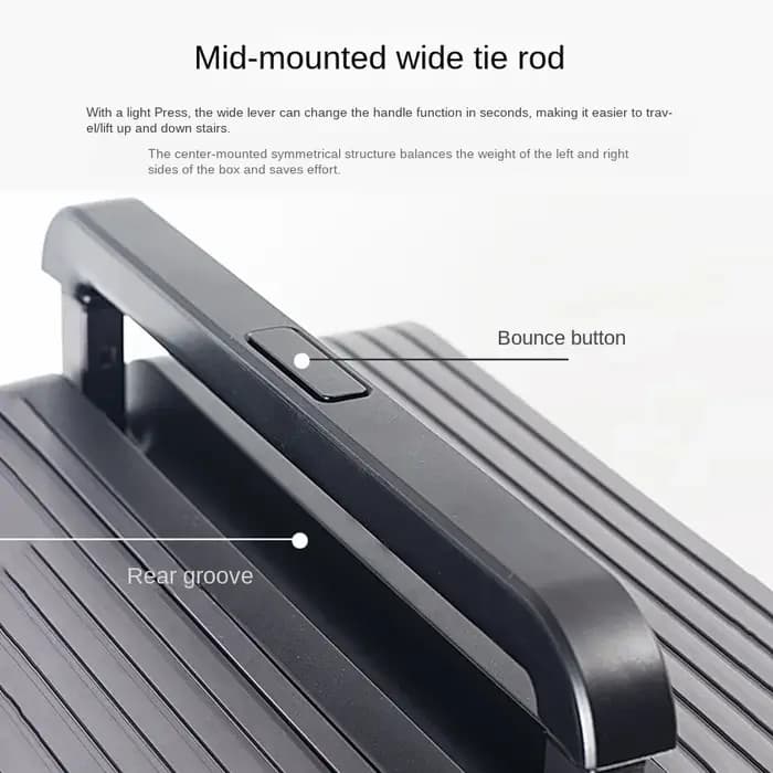 Valise tout en alliage d'aluminium et de magnésium