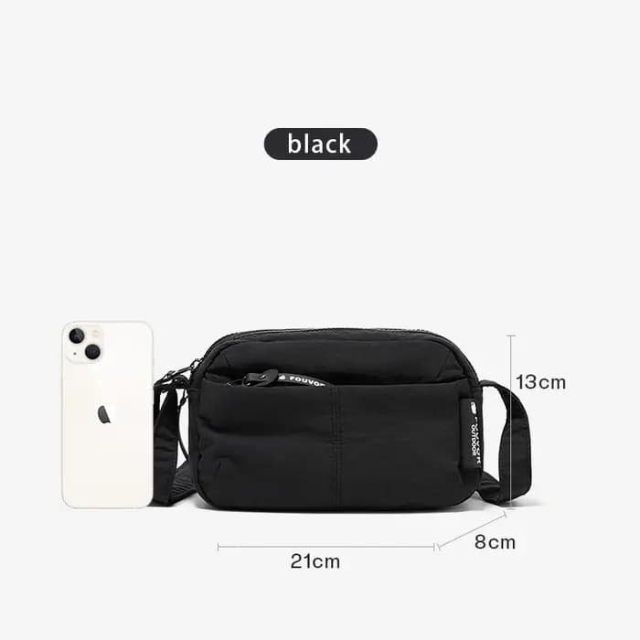 EPOL mode voyage sacs à bandoulière 2025 femme homme unisexe petit sac carré en Nylon imperméable Ou