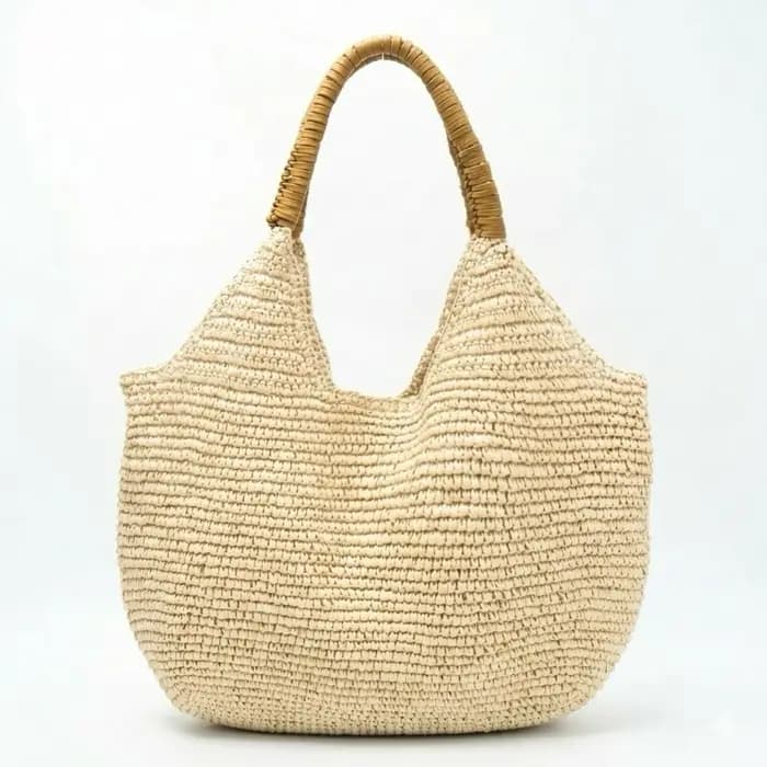 Sac fourre-tout pour femme de grande capacité, élégant sac à main de style côtier pour les vacances