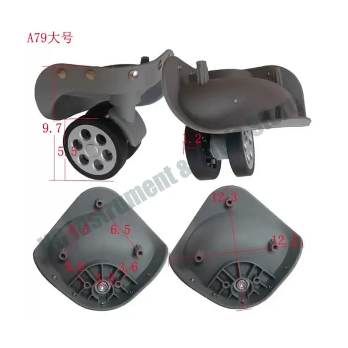 1 paire de roulettes de rechange pour valise A79
