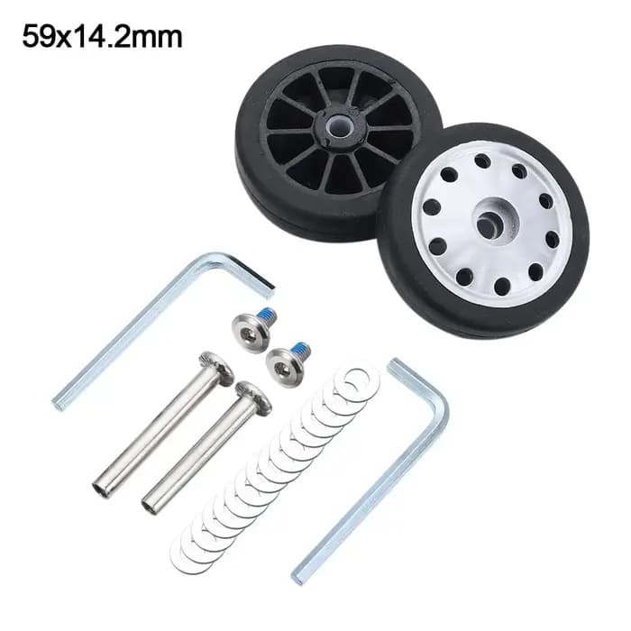 Roues de remplacement universelles pour valise