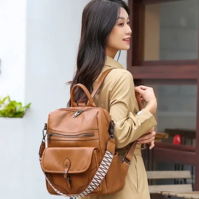 Sac à dos sac à main pour femmes sac à dos de voyage créateur de mode dames sacs à bandoulière en cuir PU