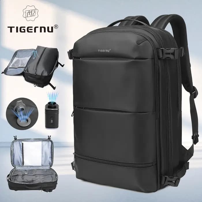 Sac à dos de compression sous vide Tigernu pour hommes