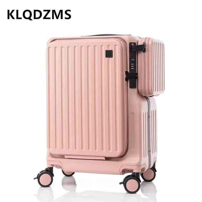 KLQDZMS Valise cabine pour ordinateur portable 20 pouces en ABS+PC