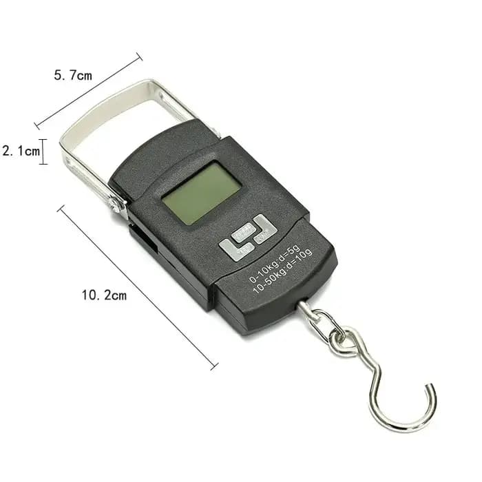 Balance à bagages portable suspendue 50 kg avec écran LCD, balance numérique de voyage pour valise e