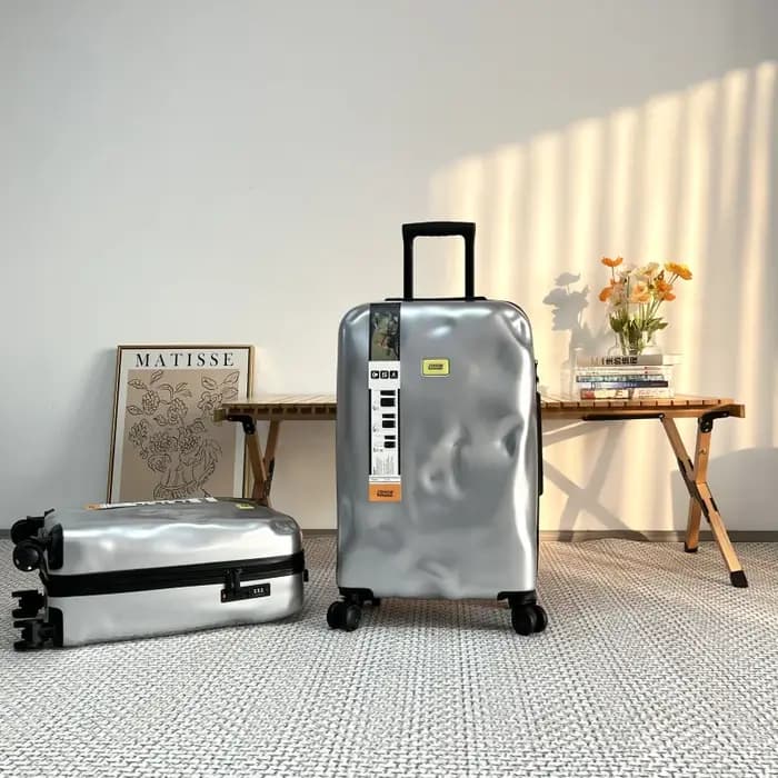 Valise trolley concave-convexe