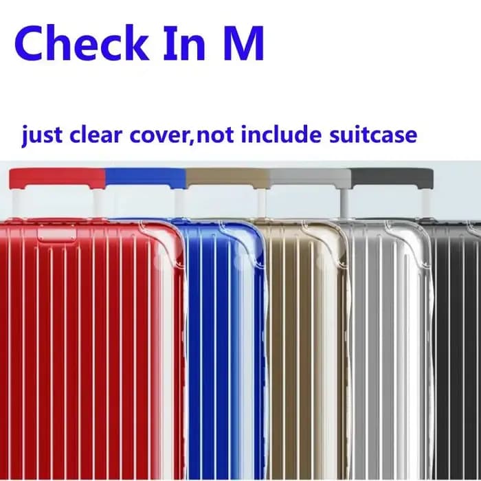 Juste de bagage en PVC transparent personnalisé