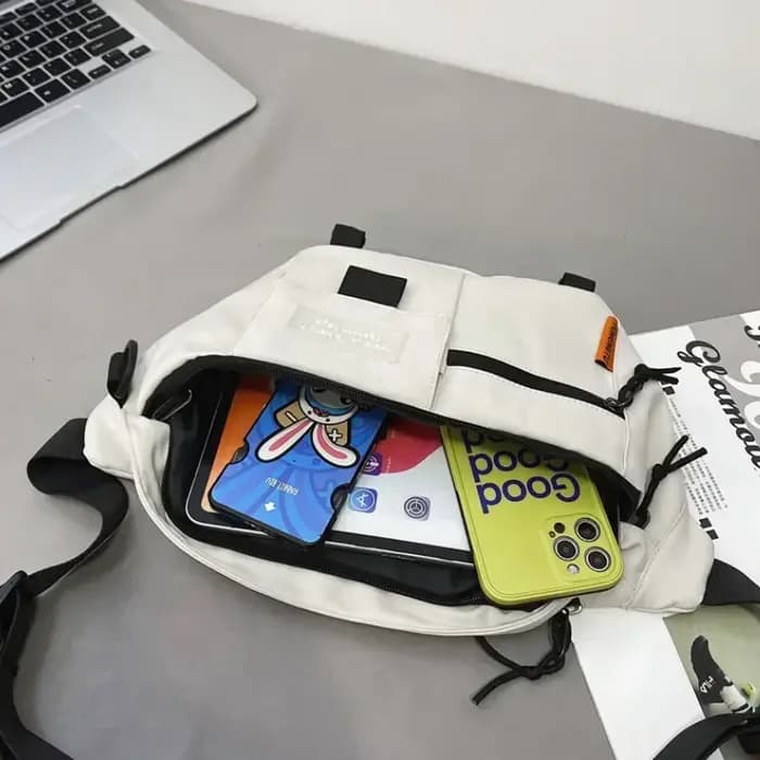 2025Woman poitrine Pack nouvelle rue tendance taille sac unisexe Sports de plein air Fanny