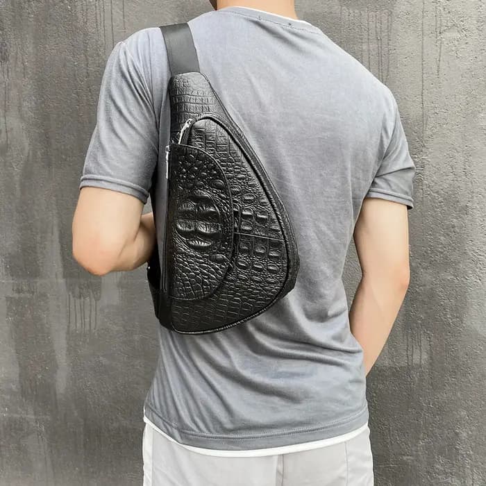 Sacs à bandoulière Croco Designer pour hommes