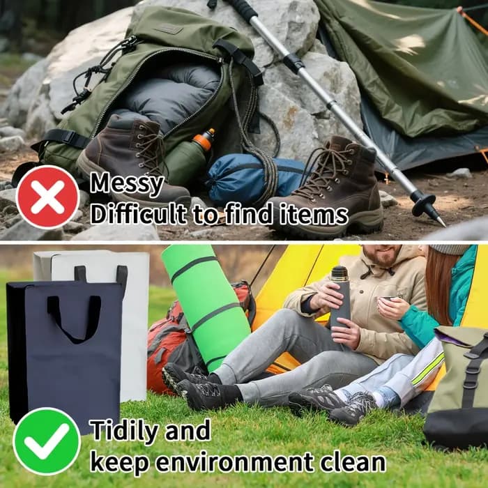 Sac à dos pliable robuste grande capacité à double bandoulière pour déménagement
