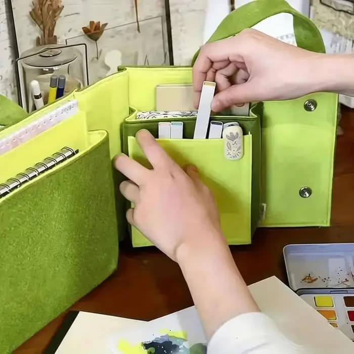 Sac en feutre cadeau créatif