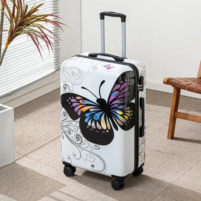 Valise de voyage à roulettes de grande capacité de 20 pouces avec verrouillage par mot de passe pour les vacances et les voyages d'affaires