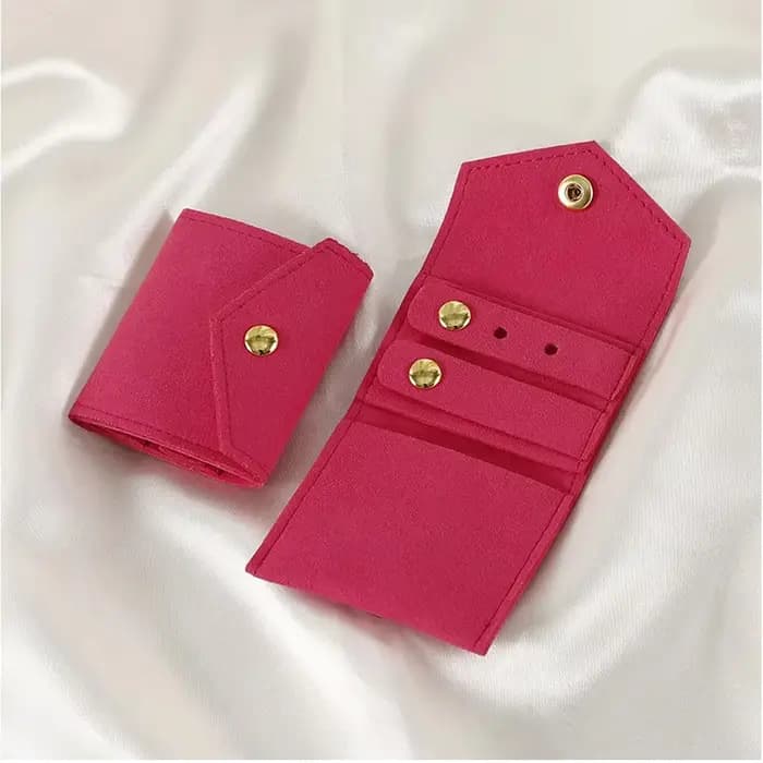 Sacs de rangement personnalisés en microfibre pour bijoux