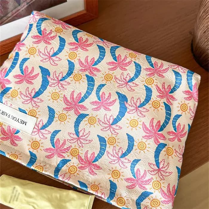 Trousse de Toilette Portable à Motif Palmier Tropical