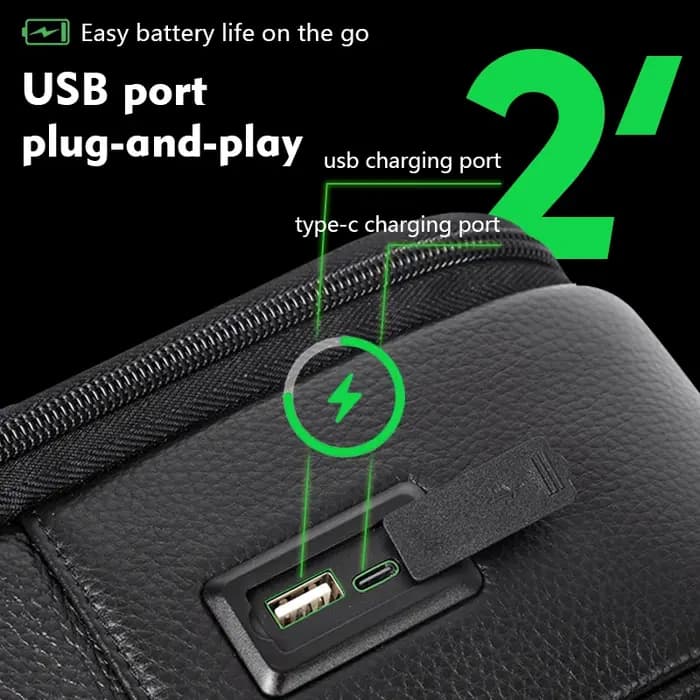 15.6 pouces sac à dos pour ordinateur portable hommes 100% en cuir véritable