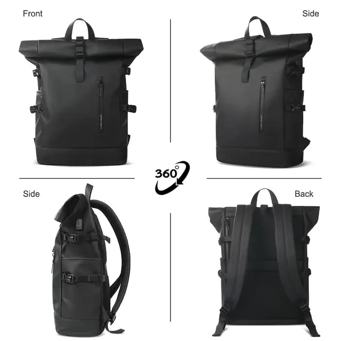 HK sac à dos de voyage extensible hommes grande capacité étanche 15.6 "sac pour ordinateur portable sac à dos de randonnée sac à dos de cyclisme avec Port USB