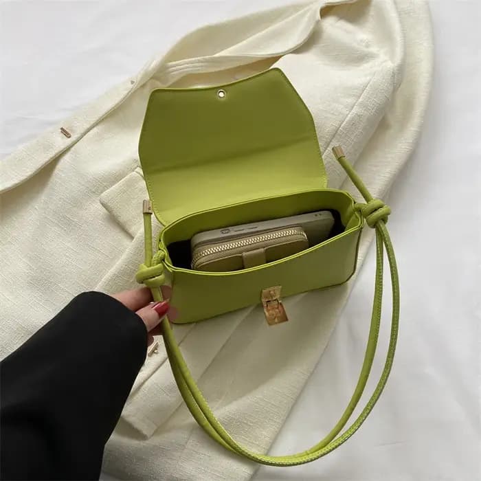 Sac à main Simple à boucle en métal