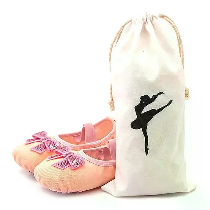 Sac de rangement pour chaussures de Ballet pour enfants, grande capacité, Double cordon de serrage,