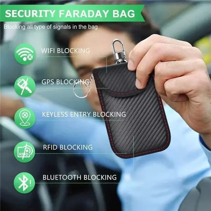 Faraday – sac de protection électromagnétique RFID pour clé