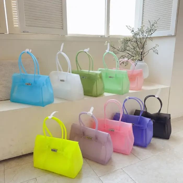 Sac fourre-tout transparent polyvalent pour femme