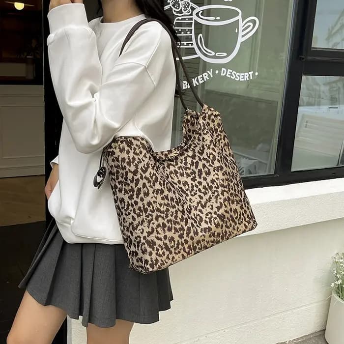 Sacs à bandoulière léopard en PU pour femmes