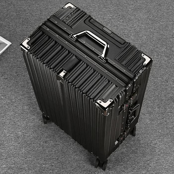 Valise cadre en aluminium nouveaux bagages hommes et femmes mot de passe boîtier de chariot étudiant roue amovible 20/28 pouces valises de voyage