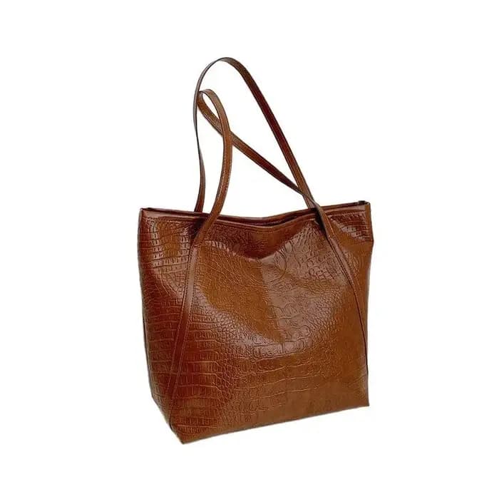 Sac fourre-tout à bandoulière pour femme en PU