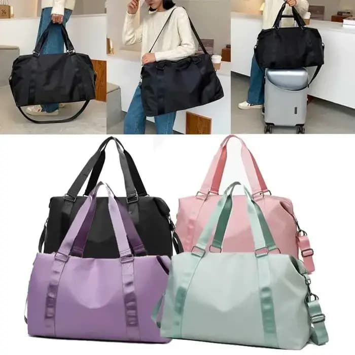 Grand Sac de Voyage Multifonctionnel en Nylon pour Femme