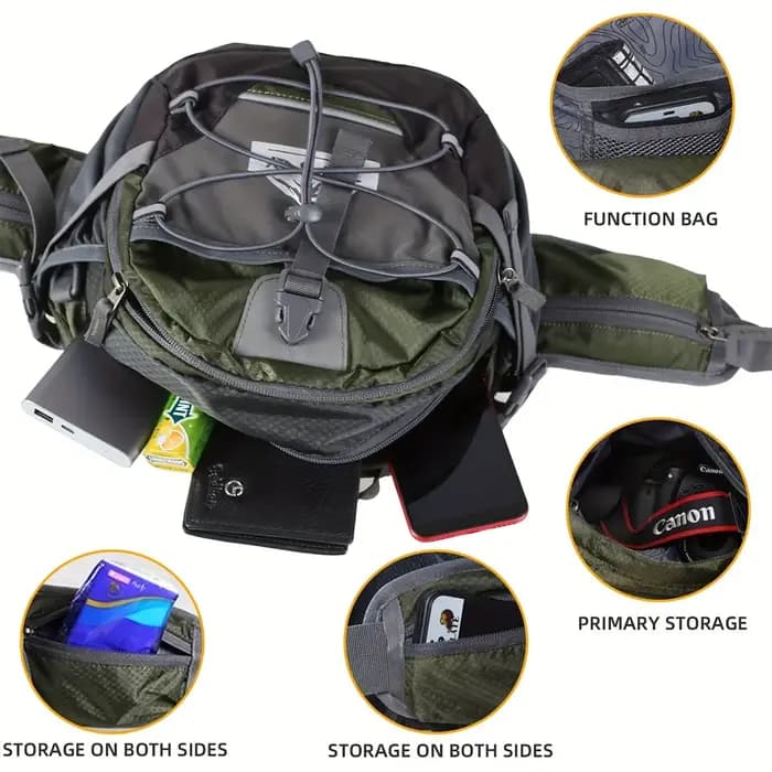 Sac de taille d'alpinisme en plein air 18L
