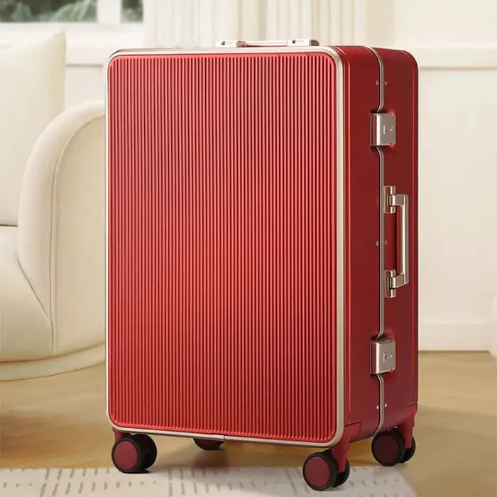 Nouveau Bagage hommes et femmes 20-28 pouces grande capacité cadre en aluminium valise de voyage avec poignée