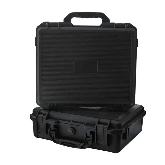 Valise noire étanche et durable pour appareil photo/outils