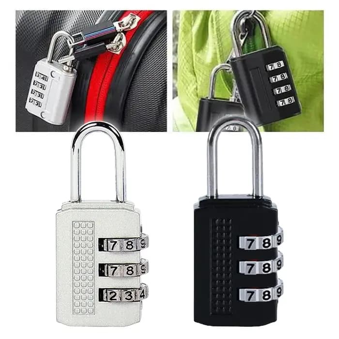 Cadenas à combinaison de chiffres à 3 chiffres