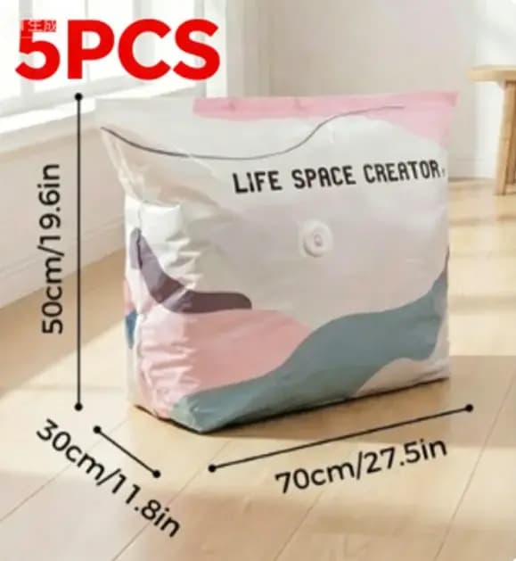 Sacs de rangement sous vide Cube sans pompe 70×50×30cm