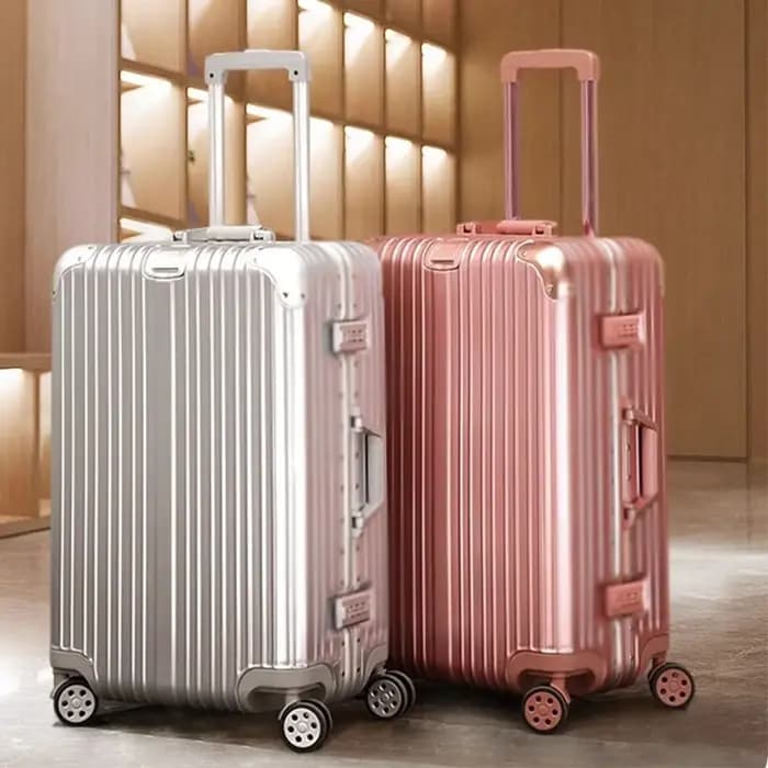 Valise à cadre en aluminium 29 pouces TSA boîtier de chariot à serrure douanière roue universelle 20 "26" boîte
