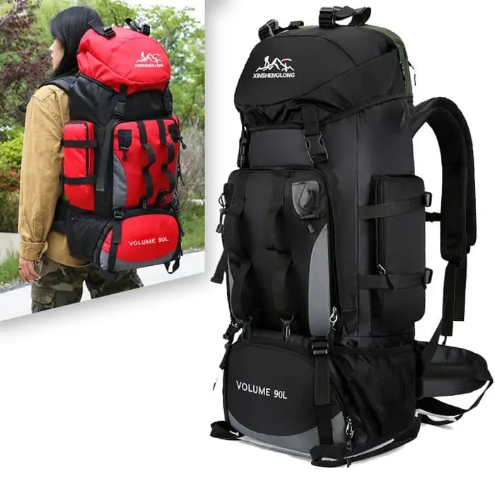 Grand sac à dos de voyage étanche pour homme