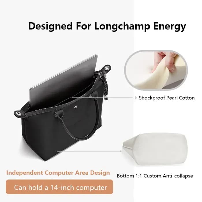 Insert de sac pour ordinateur portable Longchamp