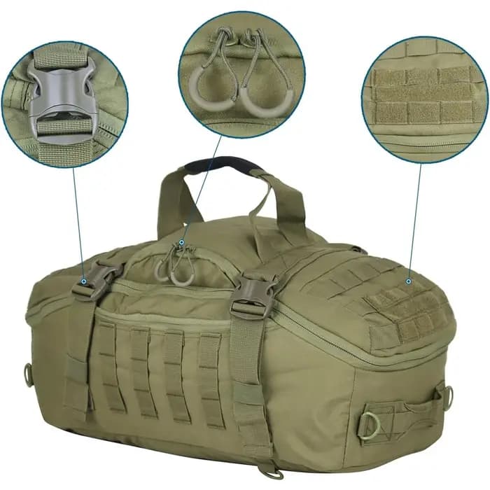 LQARMY Sac à dos de voyage militaire 25L