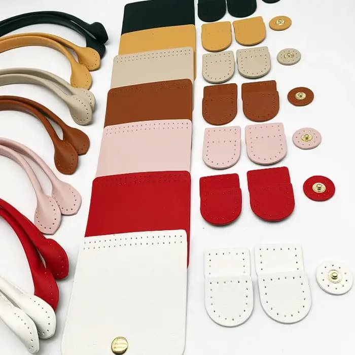 1 ensemble de sangles de sac en cuir Pu
