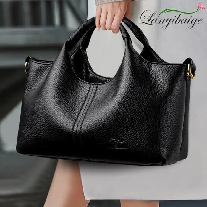 Sac fourre-tout en cuir authentique pour femmes
