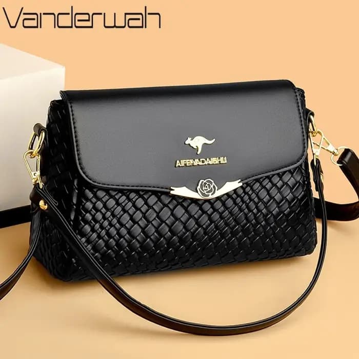 Sac à main de luxe femmes sacs concepteur en cuir Pu tricot épaule messager