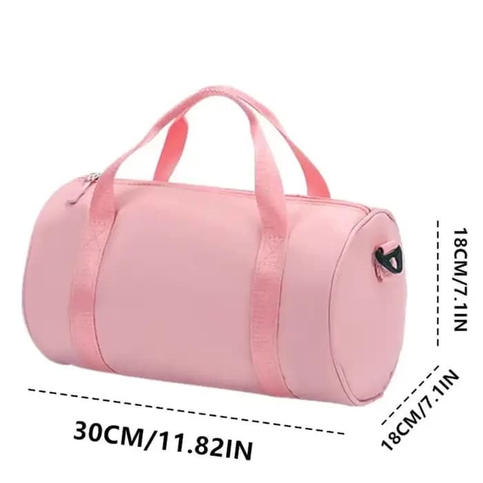 Nouveau Mini sac de sport grande capacité sacs à bandoulière imperméables léger couleur unie sac de Yoga pour les femmes